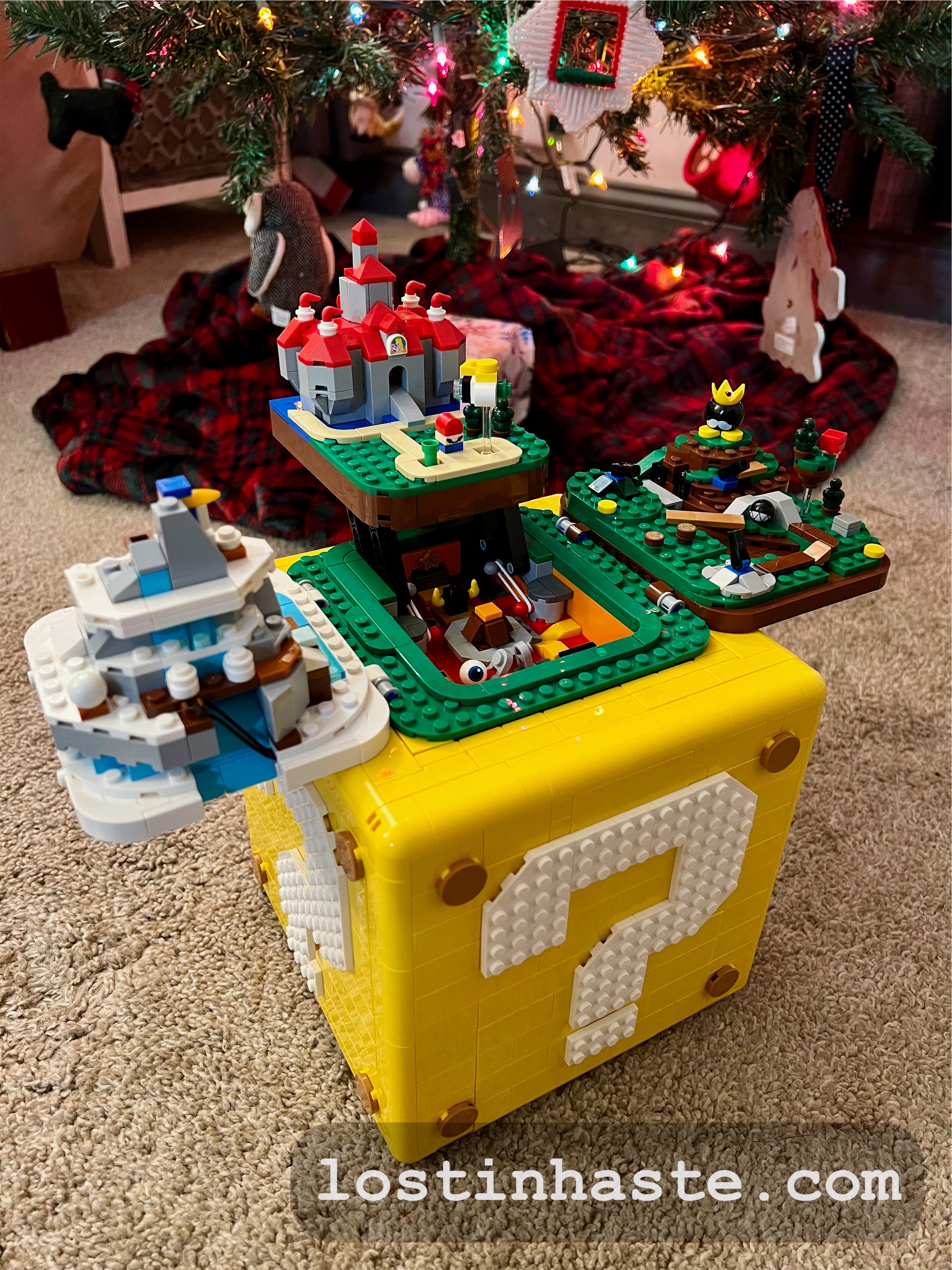 Mario 64 Question Mark in Lego form